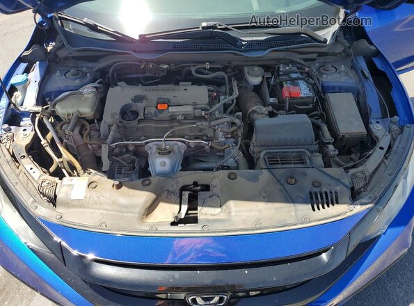 2HGFC2F81MH547596 2021 HONDA CIVIC Blue Widok wnętrza z tyłu