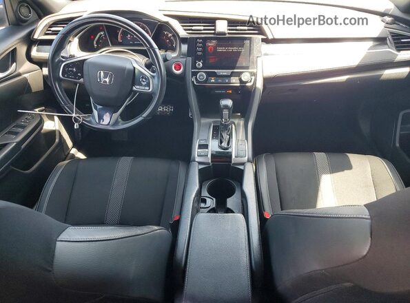 2HGFC2F81MH547596 2021 HONDA CIVIC Blue Widok deski rozdzielczej
