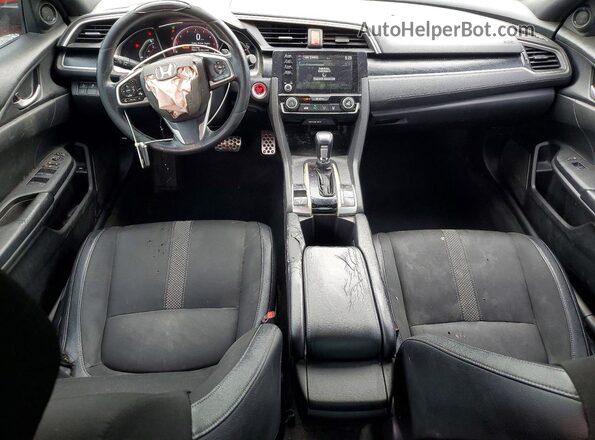 2HGFC2F81MH552376 2021 HONDA CIVIC Red Вид панелі приладів