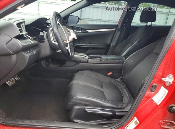 2HGFC2F81MH552376 2021 HONDA CIVIC Red Вид салону спереду