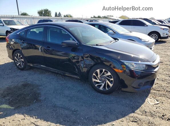2HGFC2F82GH504034 2016 HONDA CIVIC Черный Передняя правая четверть