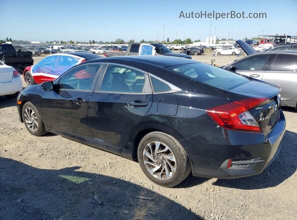 2HGFC2F82GH504034 2016 HONDA CIVIC Черный Задняя левая четверть