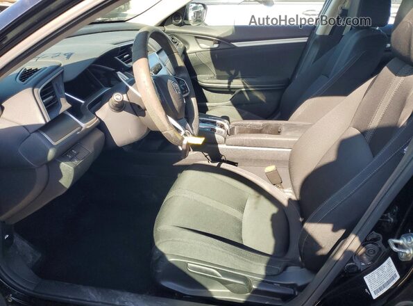2HGFC2F82GH504034 2016 HONDA CIVIC Черный Вид салона спереди