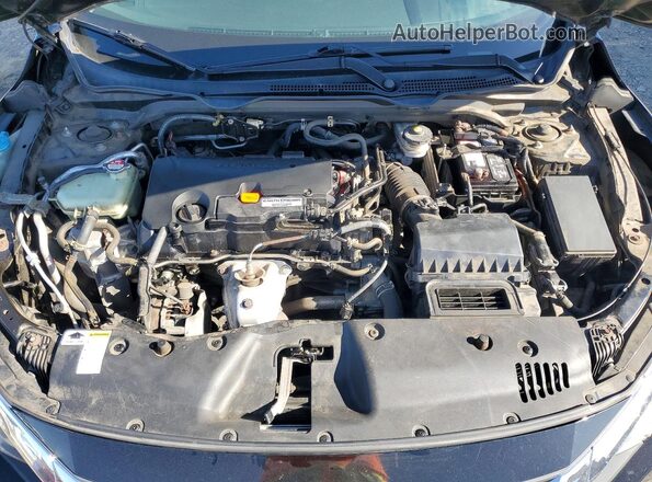 2HGFC2F82GH504034 2016 HONDA CIVIC Черный Вид задней части салона