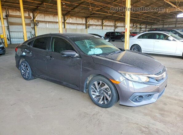 2HGFC2F82HH548634 2017 HONDA CIVIC Gray Delantero derecho