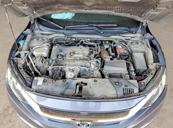 2HGFC2F82HH548634 2017 HONDA CIVIC Gray Vista interior trasera