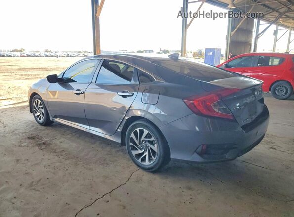 2HGFC2F82HH548634 2017 HONDA CIVIC Gray Trasero izquierdo