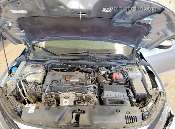 2HGFC2F82KH512594 2019 HONDA CIVIC Silver Rear interior view