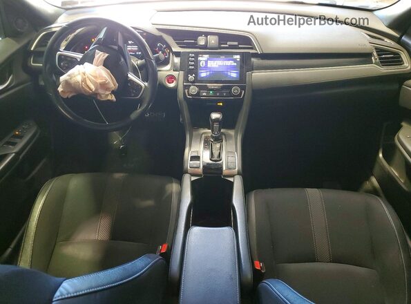 2HGFC2F82KH512594 2019 HONDA CIVIC Silver Dashboard view