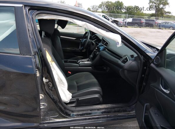 2HGFC2F82KH514118 2019 HONDA CIVIC Black Front interior view