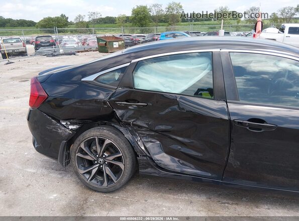 2HGFC2F82KH514118 2019 HONDA CIVIC Black Front view