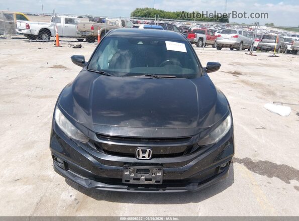 2HGFC2F82KH514118 2019 HONDA CIVIC Black Instrument cluster view