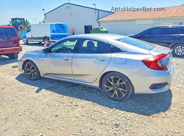 2HGFC2F82KH522896 2019 HONDA CIVIC Silver Tył lewy