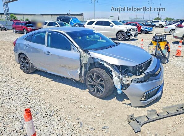 2HGFC2F82KH522896 2019 HONDA CIVIC Silver Przód prawy