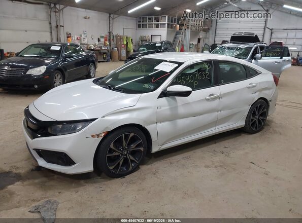2HGFC2F82LH530983 2020 HONDA CIVIC White Front left