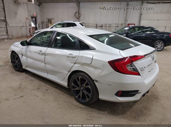 2HGFC2F82LH530983 2020 HONDA CIVIC White Rear left