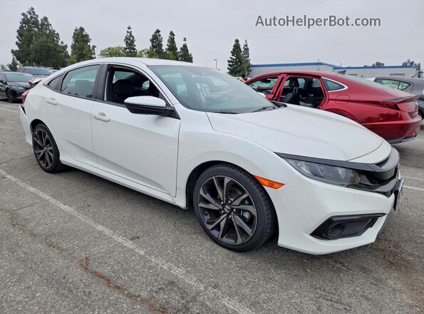 2HGFC2F82LH581030 2020 HONDA CIVIC White წინა მარჯვენა