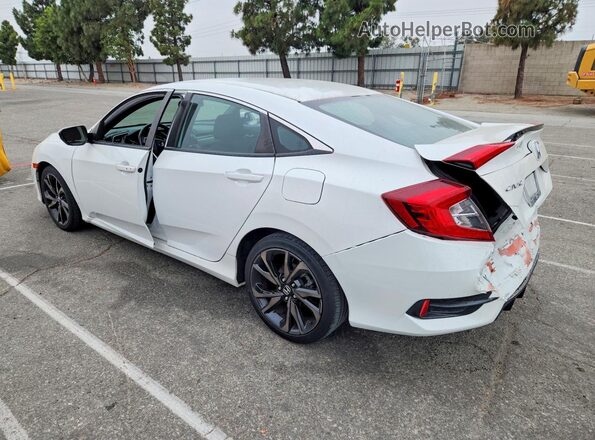 2HGFC2F82LH581030 2020 HONDA CIVIC White უკანა მარცხენა