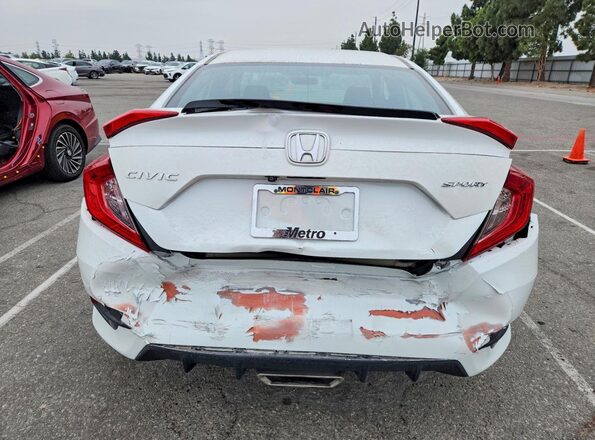 2HGFC2F82LH581030 2020 HONDA CIVIC White უკანა ხედი