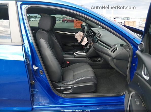 2HGFC2F82MH534257 2021 HONDA CIVIC Blue Вид салону спереду