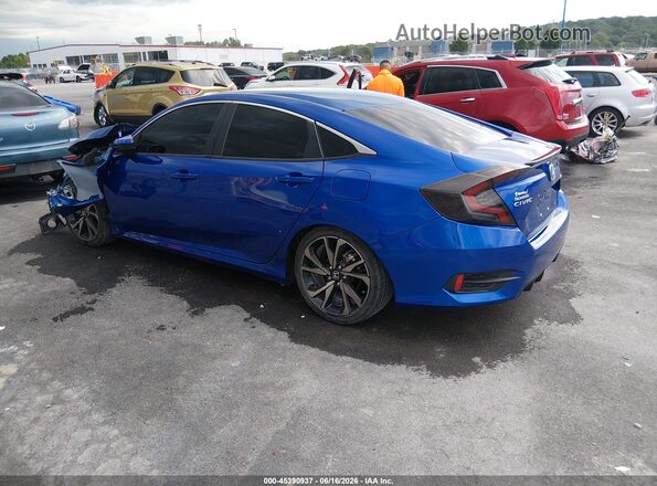 2HGFC2F82MH534257 2021 HONDA CIVIC Blue Задня ліва чверть
