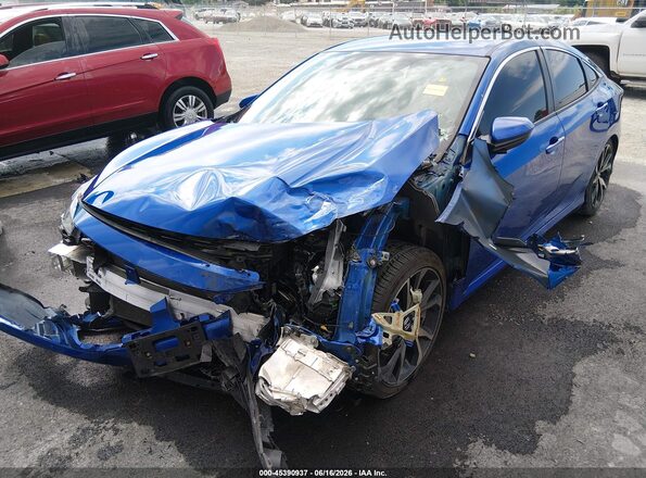 2HGFC2F82MH534257 2021 HONDA CIVIC Blue Вид спереду
