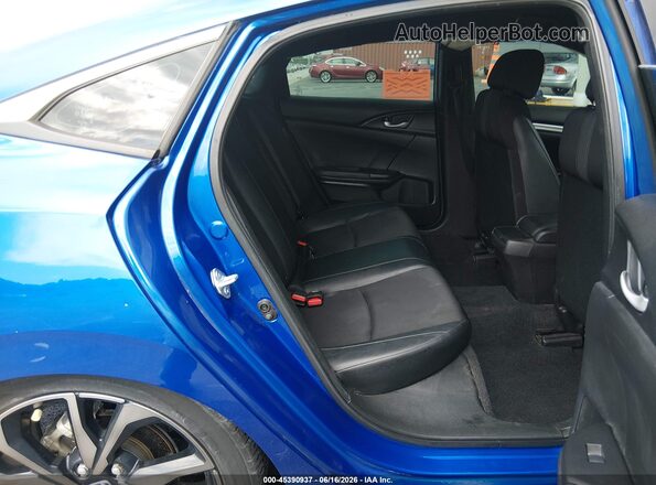 2HGFC2F82MH534257 2021 HONDA CIVIC Blue Вид наклейки з VIN-кодом