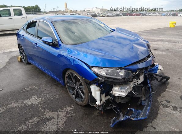 2HGFC2F82MH534257 2021 HONDA CIVIC Blue 