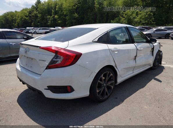 2HGFC2F82MH559286 2021 HONDA CIVIC White Հետևի աջ