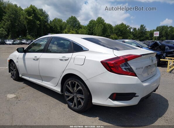 2HGFC2F82MH559286 2021 HONDA CIVIC White Հետևի ձախ