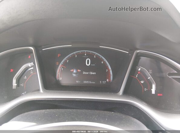 2HGFC2F82MH559286 2021 HONDA CIVIC White Հետևի նստատեղերի տեսք