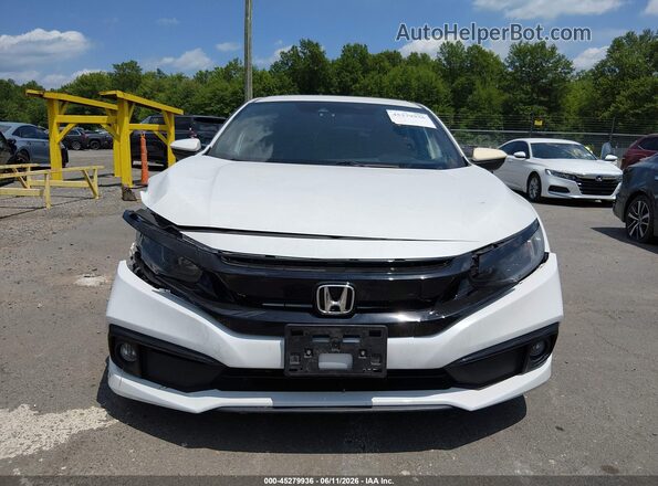 2HGFC2F82MH559286 2021 HONDA CIVIC White Սալոնի հետևի տեսք