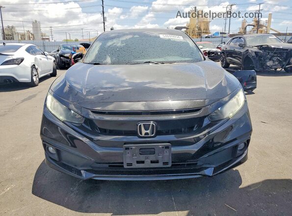 2HGFC2F83KH504567 2019 HONDA CIVIC Black Вид спереду