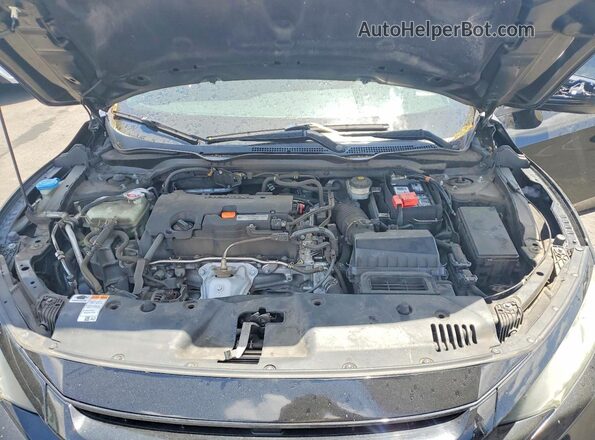 2HGFC2F83KH504567 2019 HONDA CIVIC Black Вид задньої частини салону