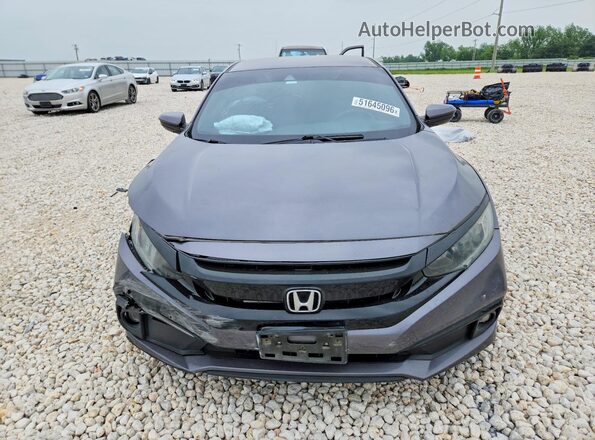 2HGFC2F83KH530683 2019 HONDA CIVIC Gray 