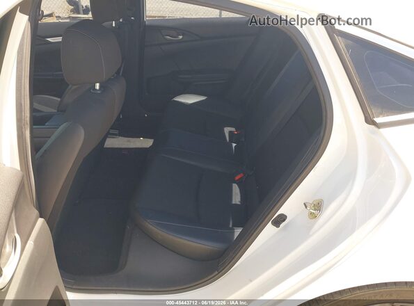 2HGFC2F83KH576255 2019 HONDA CIVIC White Вид наклейки з VIN-кодом