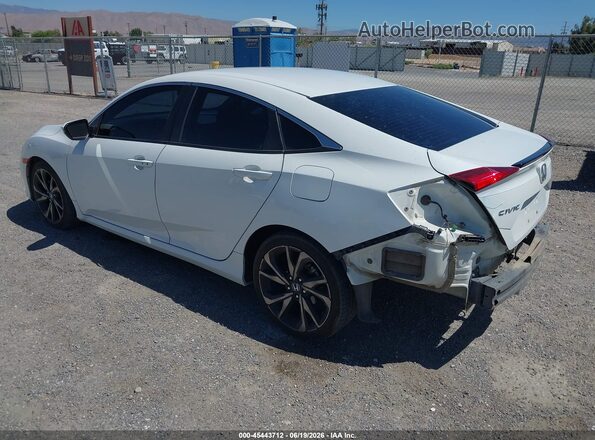 2HGFC2F83KH576255 2019 HONDA CIVIC White Задня ліва чверть