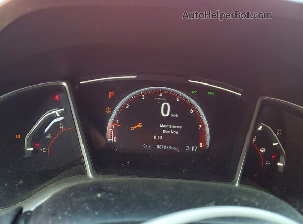 2HGFC2F83KH601932 2019 HONDA CIVIC Red 