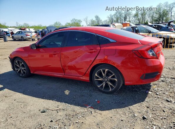 2HGFC2F83KH601932 2019 HONDA CIVIC Red 