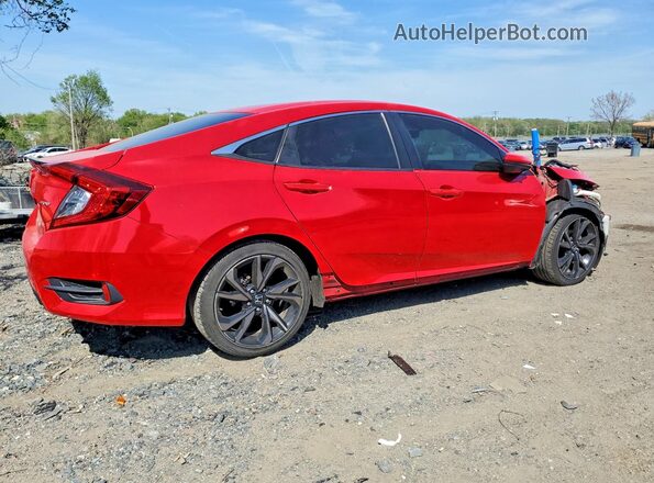 2HGFC2F83KH601932 2019 HONDA CIVIC Red 