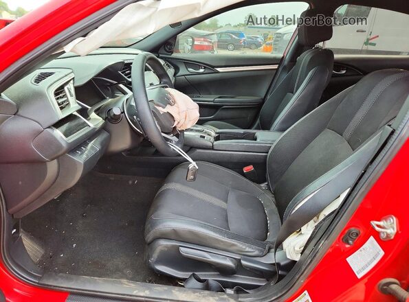 2HGFC2F83LH543189 2020 HONDA CIVIC Красный Вид салона спереди