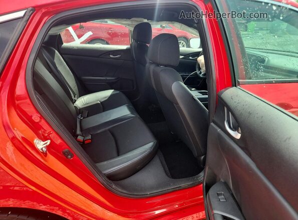 2HGFC2F83LH554418 2020 HONDA CIVIC Красный Вид задних сидений