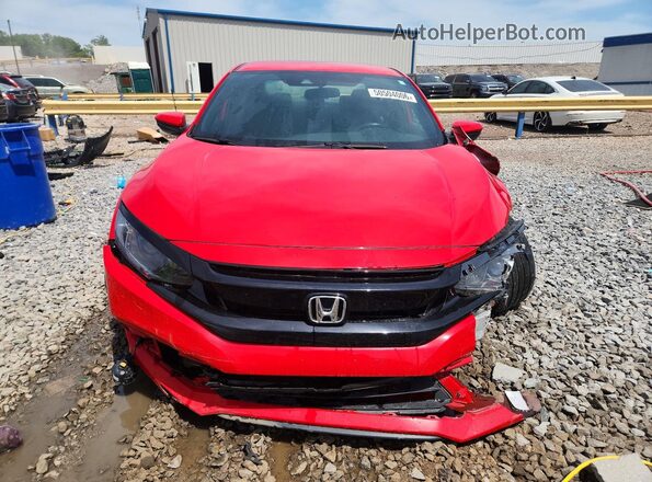 2HGFC2F83LH554418 2020 HONDA CIVIC Красный Вид спереди