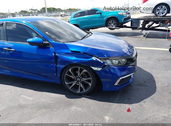2HGFC2F83LH584521 2020 HONDA CIVIC Blue Vista frontal