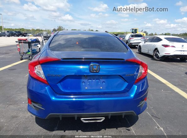 2HGFC2F83LH584521 2020 HONDA CIVIC Blue 