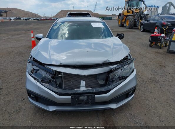 2HGFC2F83MH529231 2021 HONDA CIVIC Silver Вид щитка приладів