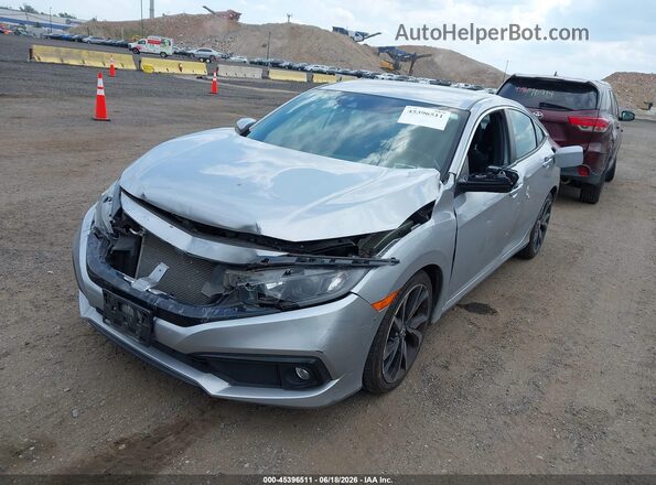 2HGFC2F83MH529231 2021 HONDA CIVIC Silver Вид спереду