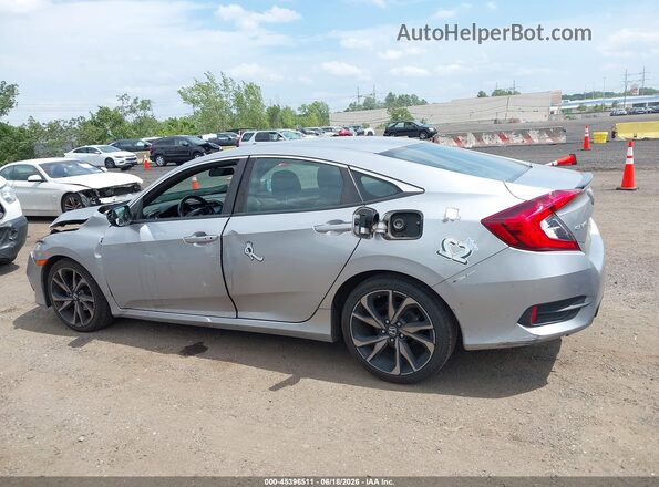 2HGFC2F83MH529231 2021 HONDA CIVIC Silver Панорамний вид салону 360°
