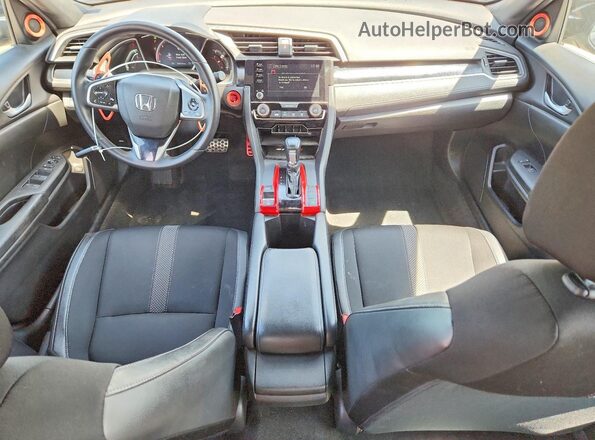 2HGFC2F83MH555909 2021 HONDA CIVIC Черный Вид панели приборов