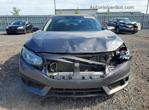 2HGFC2F84JH009244 2018 HONDA CIVIC Gray 